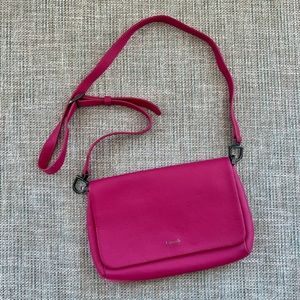 Lipault Hot Pink Crossbody Bag